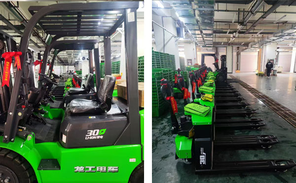 陇南恭喜力盖工程机械：成功新交付几批龙工叉车